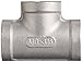 Stainless Steel 316 Cast Pipe Fitting, Tee, Class 150, 1/2