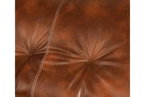 FUTONX Full Size Camel Futon Cover Only Bonded Leather Premium Collection Fits 6-8 inch Futons Mattress (Havana)