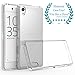 Tektide Case Compatible for Sony Xperia X, [Invisible Armor] Xtreme Slim, Clear, Soft, Lightweight, Shock Absorbing TPU Bumper/Back Cover