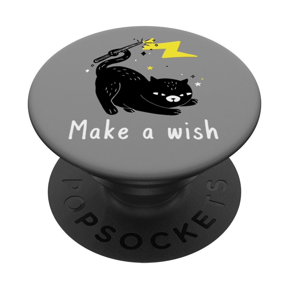 Make A Wish Magical Cat PopSockets Swappable PopGrip