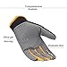 FUDOSAN Cycling Gloves Touchscreen Gym Workout Gloves Breathable Non-Slip Thin Fitness Gloves for Training, Exercise, Weightlifting Hanging, Rowing, Biking for Men Women (Orange, Medium)