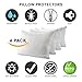 Guardmax Jersey Knitted Pillow Protector with Zipper Queen Size - 4 Pack - 100% Waterproof, Bed Bug Proof, Dust Mite Proof, & Hypoallergenic Pillow Covers - Premium Zippered Pillow Cases. (20 X 30)