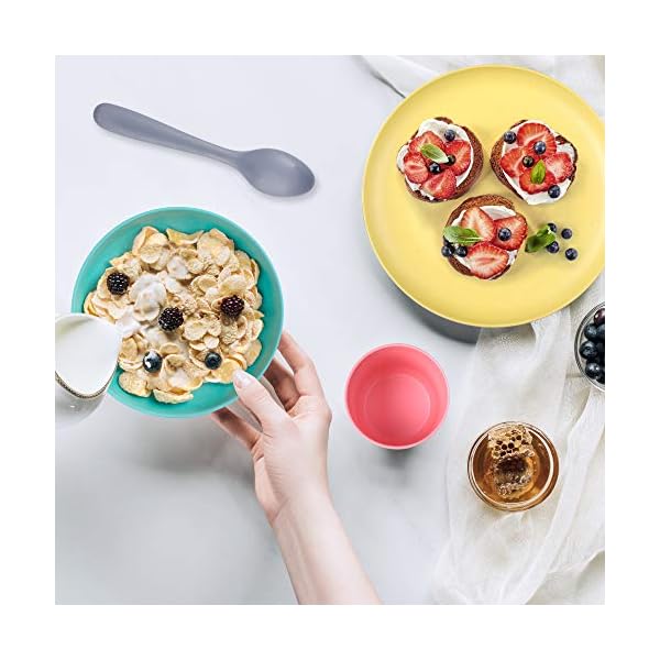 GET-FRESH-Bamboo-Kids-Plates-Set--4-Pack-Reusable-Bamboo-Dinner-Plates-for-Kids-and-Toddlers--BPA-Free-Bamboo-Fiber-Childrens-Dinnerware-Set--Kids-Bamboo-Tableware-Plates-for-Everyday-Use GET FRESH Bamboo Kids Plates Set – 4-Pack Reusable Bamboo Dinner Plates for Kids and Toddlers – BPA-Free Bamboo Fiber Childrens Dinnerware Set – Kids Bamboo Tableware Plates for Everyday Use