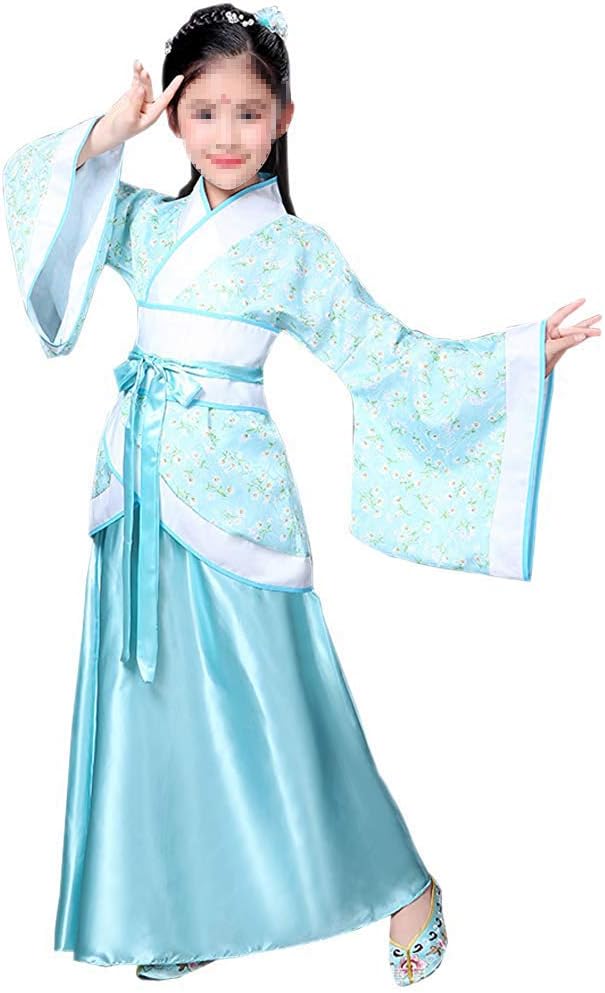 Lazutom Girls' Ancient Chinese Traditional Hanfu Dress Fancy Dress Christmas Party Dress
