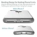 iSPECLE iPhone 7 Case 4.7 Inch iPhone 7 Bumper Case with Soft TPU and Hard PC Case Protective for Screen and Camera Perfect Cutouts Shock Absorption White