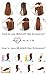 Heahair® Full Head Clip in Hair Extensions Ombre One Piece 2 Tones Wavy Curly Black Brown Blonde (Chocolate Brown to sandy Blonde)