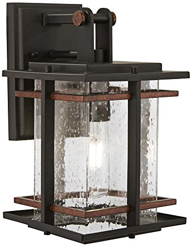 Minka Lavery Outdoor Wall Light 72491-68 San Marcos Exterior Wall Lantern, 1-Light 60 Watts, Black