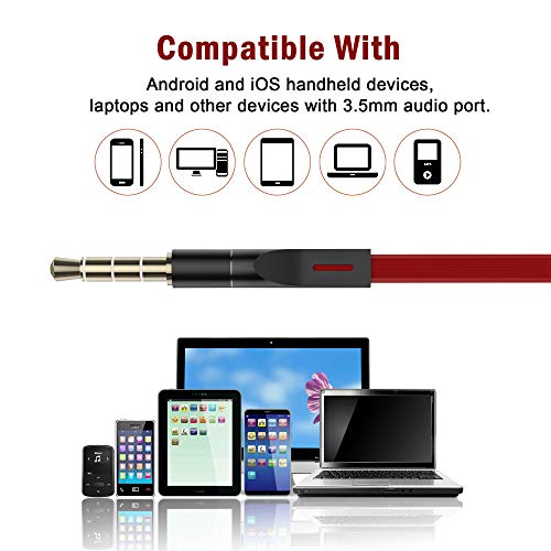 Earbuds Headphones Stereo in-Ear Earphones Noise Isolating Wired Earphone with Mic and Volume Control Comfort-Fit for Samsung Galaxy Android Smartphones and Mp3 Players - Thumbnail 4