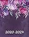 Monthly Planner 2020-2024: Purple Floral, 60 Months Appointment Calendar, Agenda Schedule Organizer by 