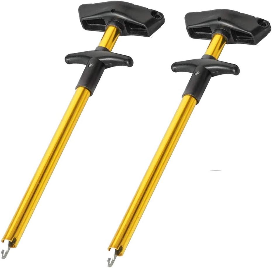 Easy Fish Hook Remover, 2019 New Squeeze-Out Fish Hook Separator Tools, PureZoneA Portable Easy Reach Aluminum Fishing Hooks Extractor (Gold 2 Pack) : Sports & Outdoors
