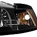 Spec-D Tuning 2LH-MST99JM-RS Ford Mustang Gt Base Svt Cobra Headlights W/Corner Lights 1Pc. Black
