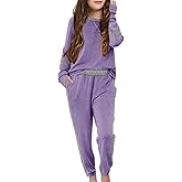 Imily Bela Girl's Sweatsuits clothing lounge sets athletic sweatshirts and sweatpants
