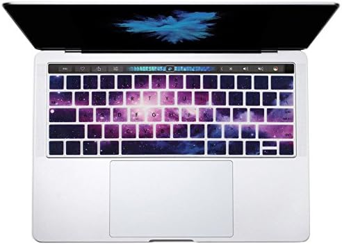 LZL Life Keyboard Cover for Touch Bar Models NEWEST Release 2017 and 2016 - MacBook Pro 13-inch (A1706) and MacBook Pro 15-inch (A1707) with Touch ID Silicone Skin