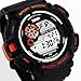 Boys Digital Watch, Kids Mens Sport S-Shock Electronic Military Quartz Army Waterproof LED Back Light, 164FT 50M 3ATM Water Resistant, Multifunctional, Stopwatch - Orange