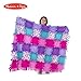 Melissa & Doug Created by Me! Flower Fleece Quilt (Arts & Crafts, No-Sew Fleece Quilt, Soft Material, 48-Pieces, 5′W × 4′L) (Renewed)