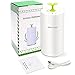 MMlove Pure Essential Oil Nebulizer Diffuser Portable Waterless Ultrasonic Atomizer-Air Humidifier Diffuser in USB for Home Car Office Spa(White)