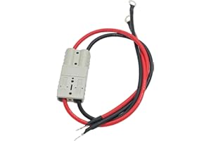 JooFn Electric Forklift Charging Plug 10AWG Battery Connect Cable with Quick Connector 50A 600V and O Ring for Battery Cars, Sightseeing Cars, Tractors, Motors (Pack of 2)