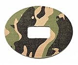 GrifGrips Oval Sports Adhesive Patch for Dexcom - Pack of 10 in Camo