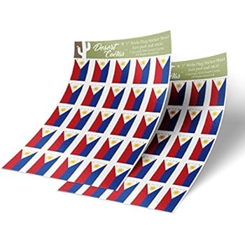 Amazon.com: Philippines Country Flag Sticker Decal 1 Inch