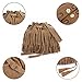 FXTXYMX Fringe Purse Vintage Suede Tassel Shoulder Bucket Bag Crossbody Bag Handbag for Woman and Teen Girls (Orange Brown)