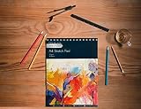 EasyNote A4 Sketch Pad 170gsm Cartridge Paper Brand EasyNote view 4