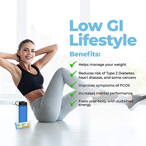 Lemon, Low Glycemic Protein Bars,Gluten Free,Slow Release Energy, Weight Management, Bars for