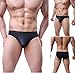 Gudan Mens Silky Bikini Briefs Low Rise Pack of 4 or 8, 4pack-b01, X-Large-fits like US Medium