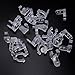 Yushulin 0.43 inch 100 PCS LED Rope Light Clips Holder with 200 PCS screws Clear PVC Mounting Rope Light Mounting Clips for Light rope within 0.43 inch in Diameter