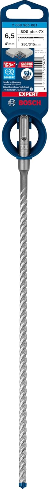 Bosch EXPERT SDS plus-7X Hammer Drill Bit 6.5 mm x 250 x 315 mm view 2