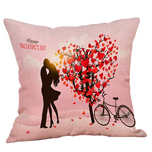 Valentines Day DeCorations Throw Pillow Cases Cafe Sofa CusHion Cover Home DeCor