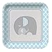 Blue Elephant Boy Baby Shower Supply Pack! Bundle Includes Paper Plates, Napkins, Cups & Silverware for 8 Guests