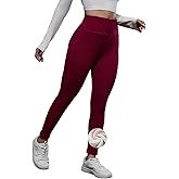ZFLM Women's Yoga Pants High Waist Velvet Casual Warm Tight Women's Athletic Pants