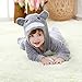 TONWHAR Unisex-Baby Animal Onesie Costume Cartoon Animal Outfit Homewear Kids' One-Piece Rompers(3-6 Months, Gray Cat)