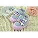 Voberry® Baby Girl's Bowknot Prewalker Soft Sole Non-slip Cotton Sneaker (6~12 Month, gary)