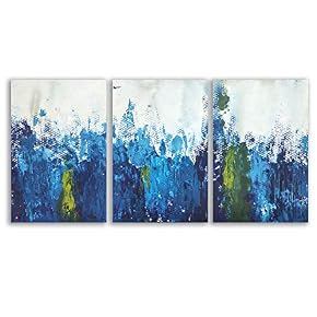 Wall26-3 Panel Canvas Wall Art-Chromatic-Giclee Painting Wall Bedroom...