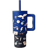 Simple Modern Harry Potter Kids 24 oz Tumbler with Handle and Silicone Straw Lid | Spill Proof and Leak Resistant | Reusable Stainless Steel Bottle | Gift Boys Girls | Trek Collection | Magical Mashup