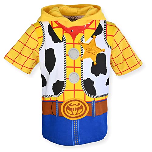 Disney Toy Story Boys Hooded Shirt Toy Story Costume Tee Sheriff
