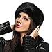 Zeogoo Faux Fur Headband For Women Winter Earwarmer Earmuff Hat Ski (One Size, Black(FBA))