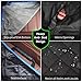 SUPSOO Dog Car Seat Cover Waterproof Durable Anti-Scratch Nonslip Back Seat Pet Protection Dog Travel Hammock with Mesh Window and Side Flaps for Cars/Trucks/SUV
