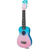 MUSTAR Soprano Ukulele, 21 Inch Basswood Ukulele for Beginners | Starter Kit, Ukuleles Kit With Gig Bag, Strap, Picks, Cloth, Sticker,Ukulele Gift for Adults Teenagers