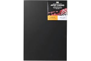 Art Advantage Artist Canvas Visual Edge 18x24, Black, Stretched Canvas for Painting, Canvas Boards for Painting, Canvas for Painting, Canvases for Painting, Stretched Canvas
