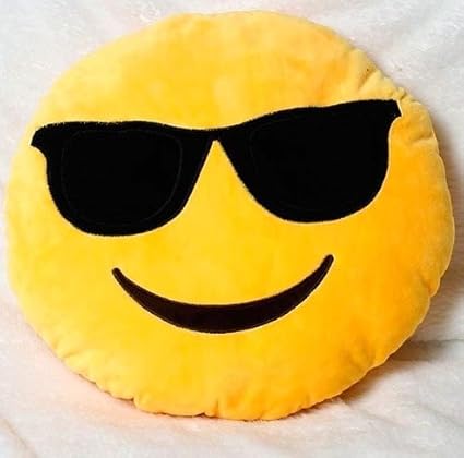 Tickles Whatsapp Sofa Smiley Emoticon Cushion Plush Stuffed Soft Plush Toy 33 cm