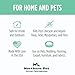 Natural Flea & Tick Control Spray For Dogs and Home Use - Kills Fleas, Ticks and Mosquitoes on Contact - by Northern Pet (32 OZ)