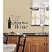 RoomMates RMK2373SCS Keep Calm & Drink Wine Quote Peel and Stick Wall Decals