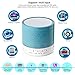 Leacoco Mini Wireless Portable Bluetooth Speaker with LED and Build-in Mic Support AUX TF for iPhone iPod and Android System Equipment Etc. (Blue)