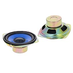 Fielect 2Pcs 5W 4 Ohm DIY Magnetic Speaker Audio
