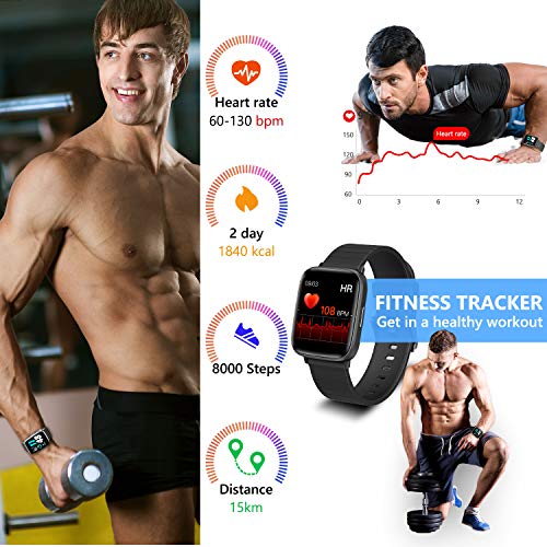 Mgaolo Fitness Tracker Smart Watch with Blood Pressure Heart Rate Sleep