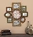 UMA Enterprises Loft Metal Clock with Picture Frame