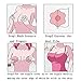 4 Pairs Reusable Women Pasties,Thin Nipple Covers Set Invisible Round/Petal Adhesive Silicone Covers(purple)