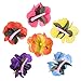 Sumind Hair Flowers Hawaiian Hairclips Flower Hair Clips for Costume Party Decoration Supplies, 6 Colors, 12 Pieces